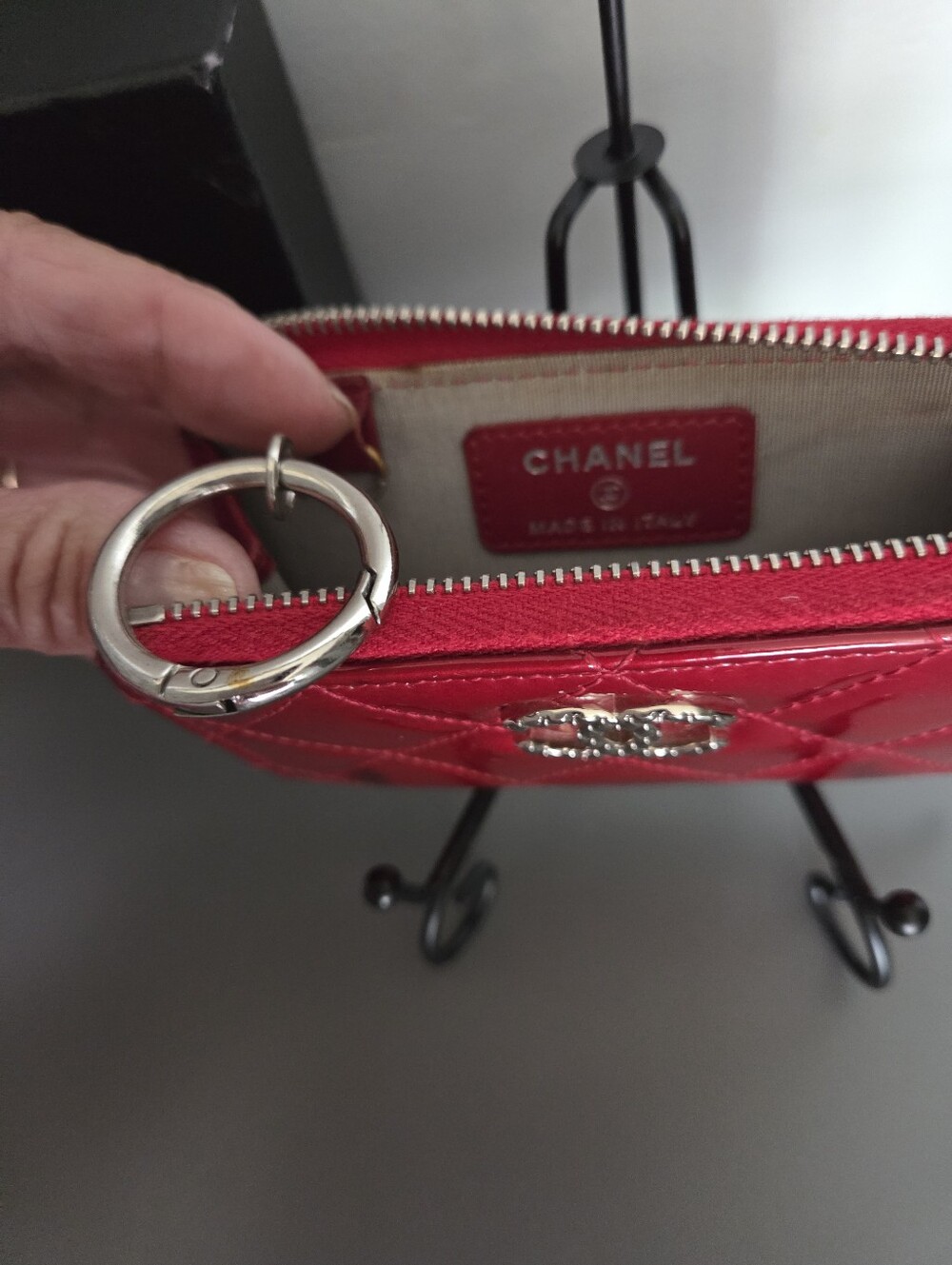****Chanel Zipper Card Wallet/ Box/Generic  Dust Bag - Picture 6 of 12